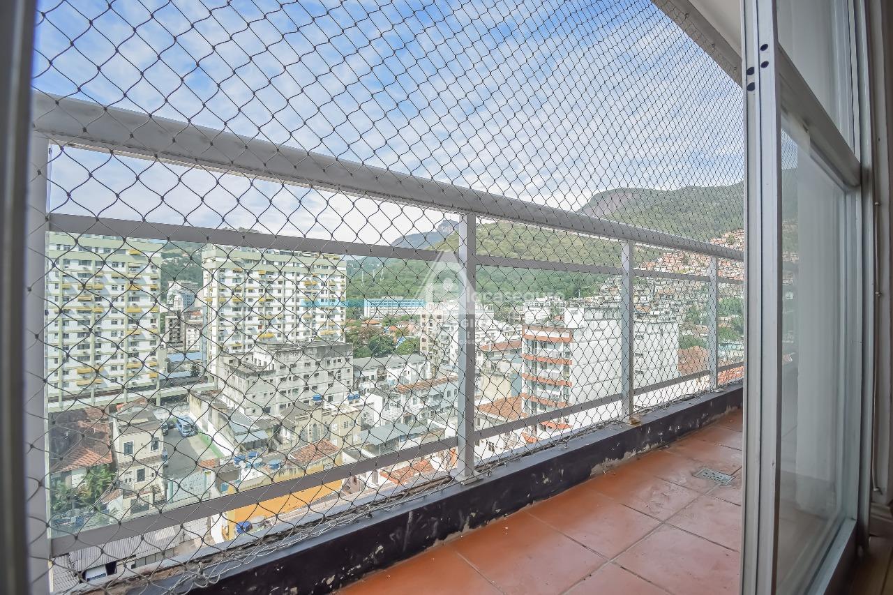Apartamento para aluguel no Rio Comprido: varanda