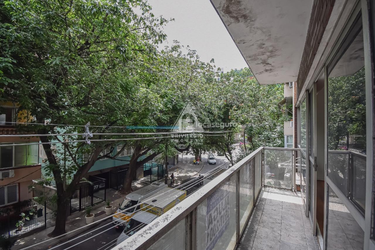 Apartamento para aluguel no Gávea: varanda